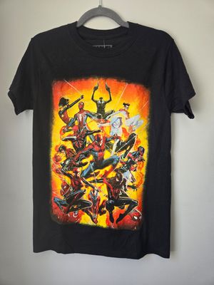 Spider-Man Across the Spider-Verse Characters Graphic T-Shirt Men&#39;s Small (S) - NWT