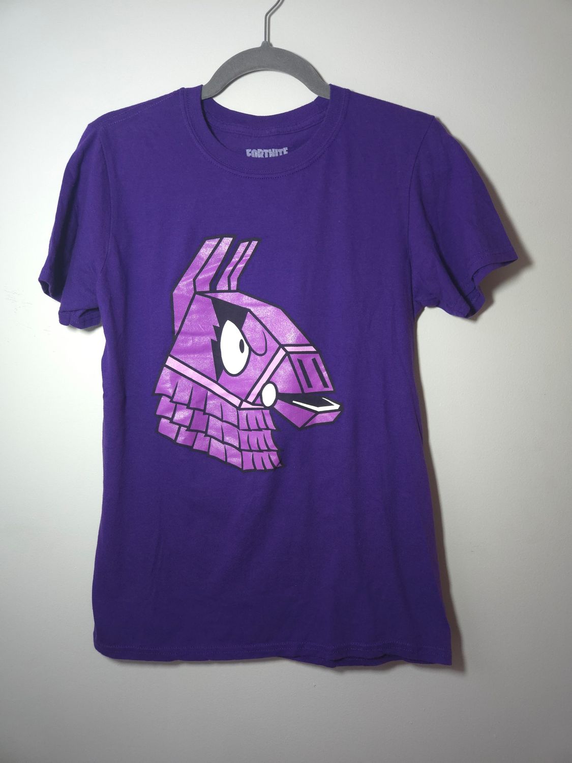 Fortnite Llama Graphic T-Shirt Unisex Teens X-Small (XS) Purple - GU