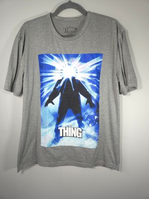 Horror Themed: The Thing Light Grey Men&#39;s Medium (M) Graphic T-Shirt - GU