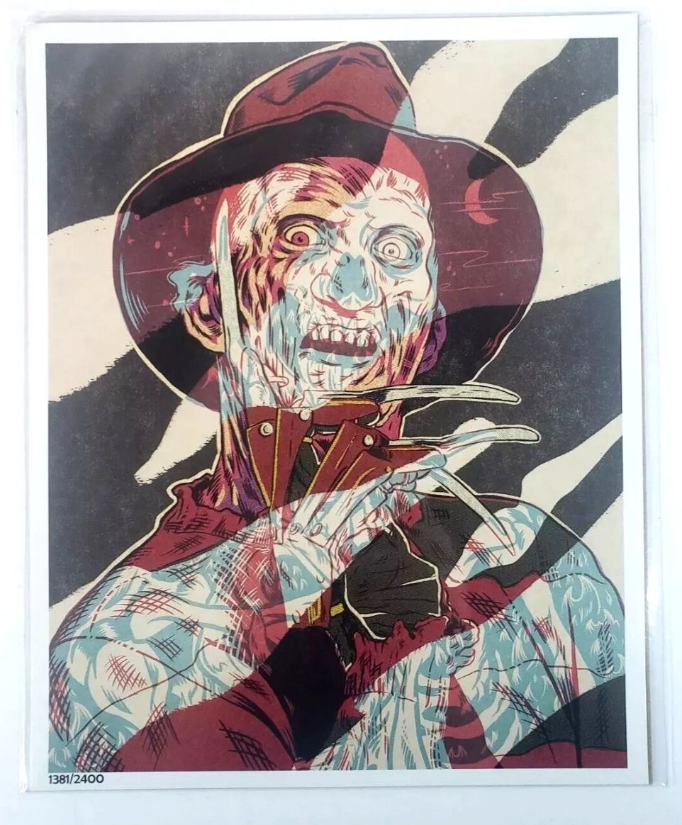 Horror Art Print 8x10 - Nightmare on Elmstreet (Freddy Krueger) 1381/2400