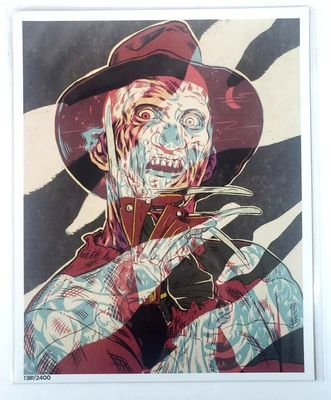 Horror Art Print 8x10 - Nightmare on Elmstreet (Freddy Krueger) 1381/2400
