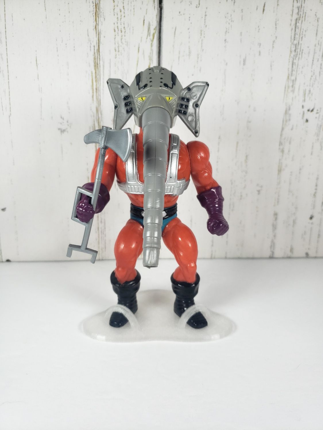 1985 Elephantor figurine d&#39;action complète vintage Les maîtres de l&#39;univers (MOTU) Mattel (variant du Mexique)