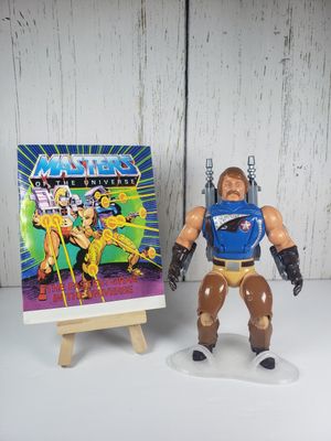 1986 Rio Blast Complete with Mini Comic MOTU Action Figure by Mattel
