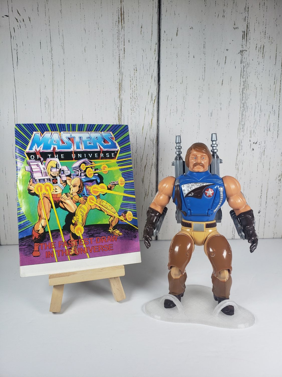 1986 Rio Blast Complete with Mini Comic MOTU Action Figure by Mattel