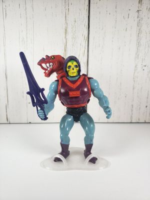 1985 Dragon Blaster Skeletor (only missing chain) MOTU Action Figure Mattel