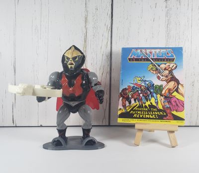 1987 Buzz Saw Hordak Complete MOTU Action Figure with Mini Comic Mattel