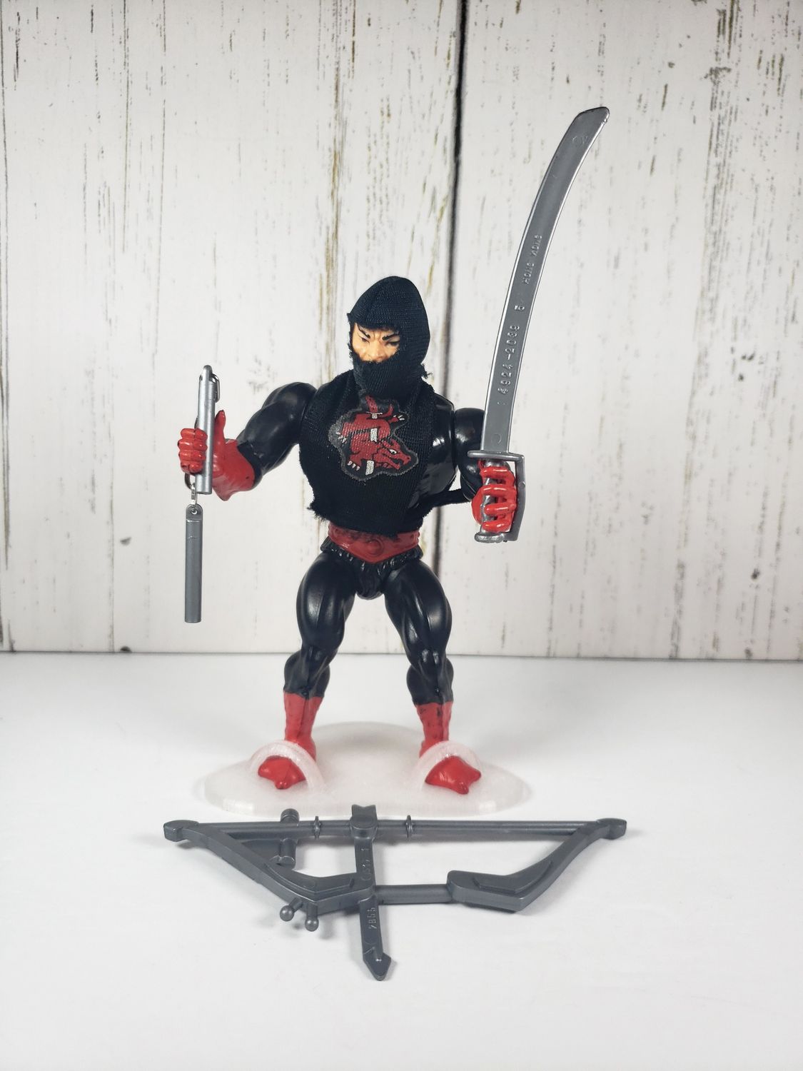 1987 Ninjor figurine d&#39;action complète vintage Les maîtres de l&#39;univers (MOTU) Mattel