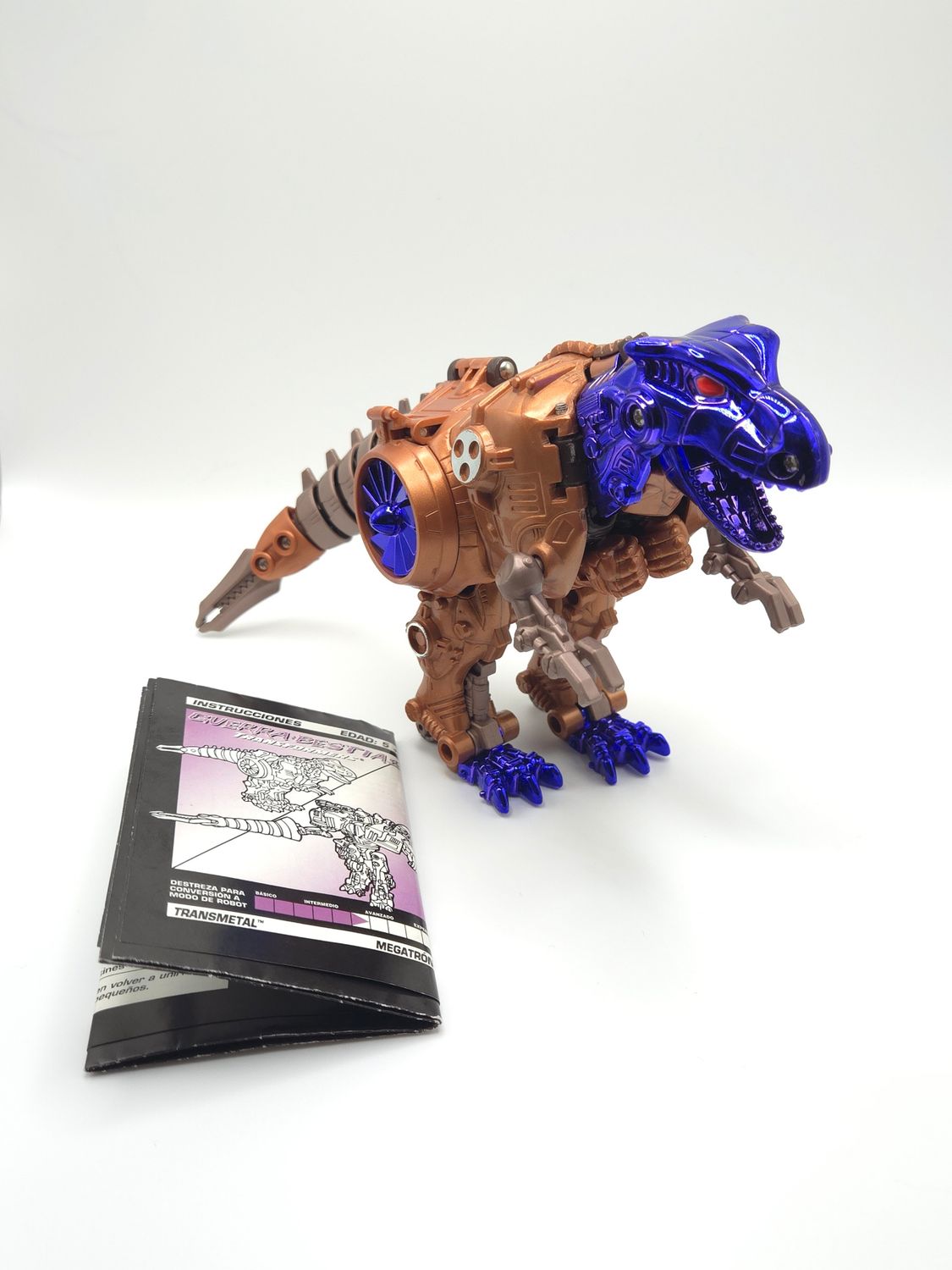 1998 Megatron Transmetal Complet avec instructions Transformers Beast Wars Hasbro