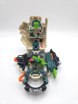 1994 Mighty Max Bytes Cyberskull Complete Miniature Playset with Figures