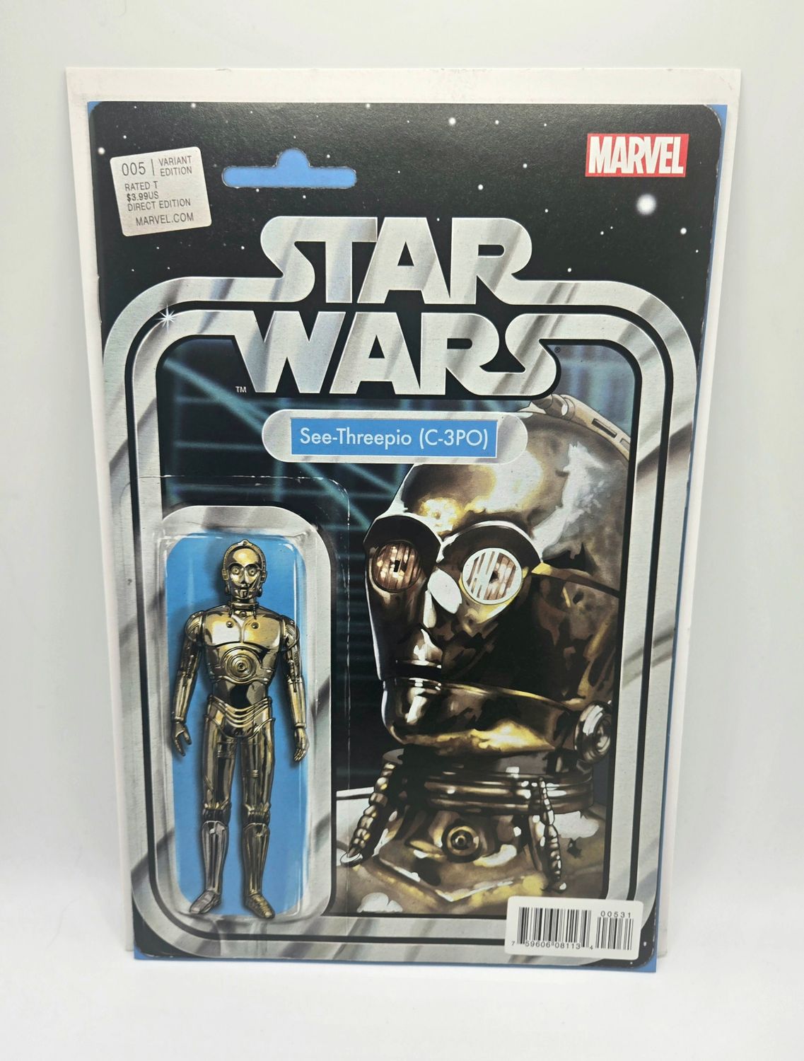 Star Wars issue #5: C3PO Action Figure Variant - Marvel Comics (VF/NM)