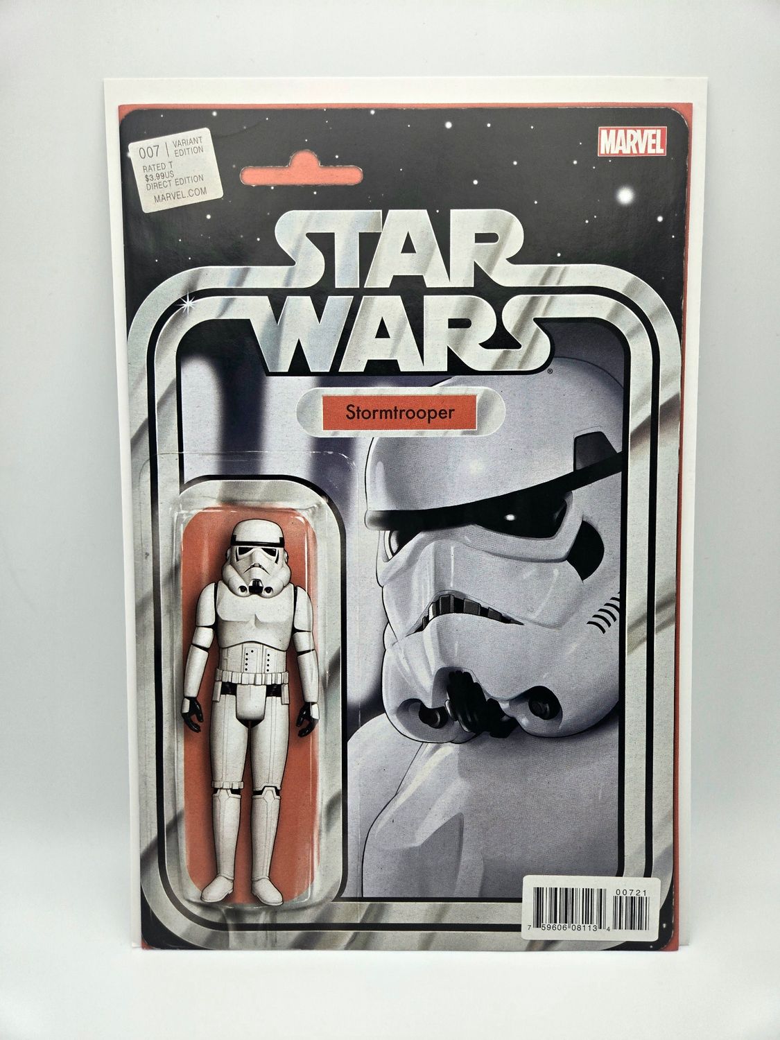 Star Wars issue #7: Stormtrooper Action Figure Variant - Marvel Comics (VF/NM)