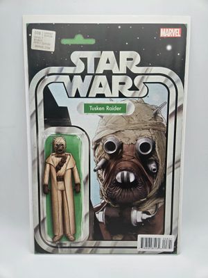 Star Wars issue #8: Tusken Raider Action Figure Variant - Marvel Comics - COPY #1 (VF/NM)