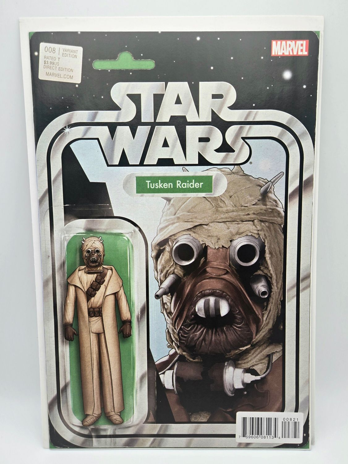 Star Wars issue #8: Tusken Raider Action Figure Variant - Marvel Comics - Copy #2 (VF/NM)