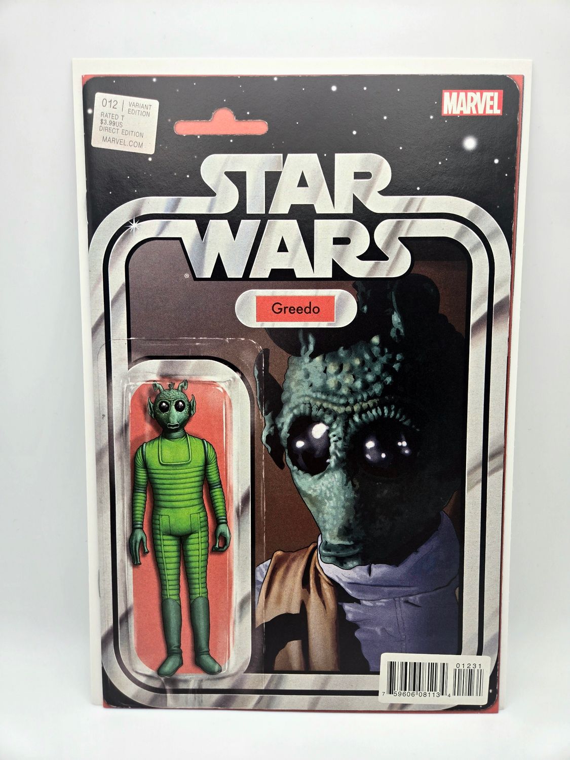 Star Wars issue #12: Greedo Action Figure Variant - Marvel Comics (VF/NM)