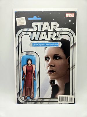 Star Wars issue #19 - Leia Organa: Bespin Gown Action Figure Variant - Marvel Comics (VF/NM)