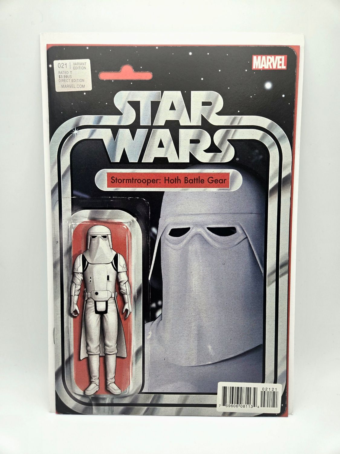 Star Wars issue #21 - Stormtrooper: Hoth Battle Gear Action Figure Variant - Marvel Comics (VF/NM)