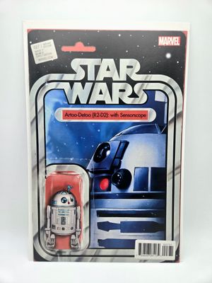 Star Wars issue #27: Artoo-Detoo (R2-D2) with Sensorscope Action Figure Variant - Marvel Comics (VF/NM)