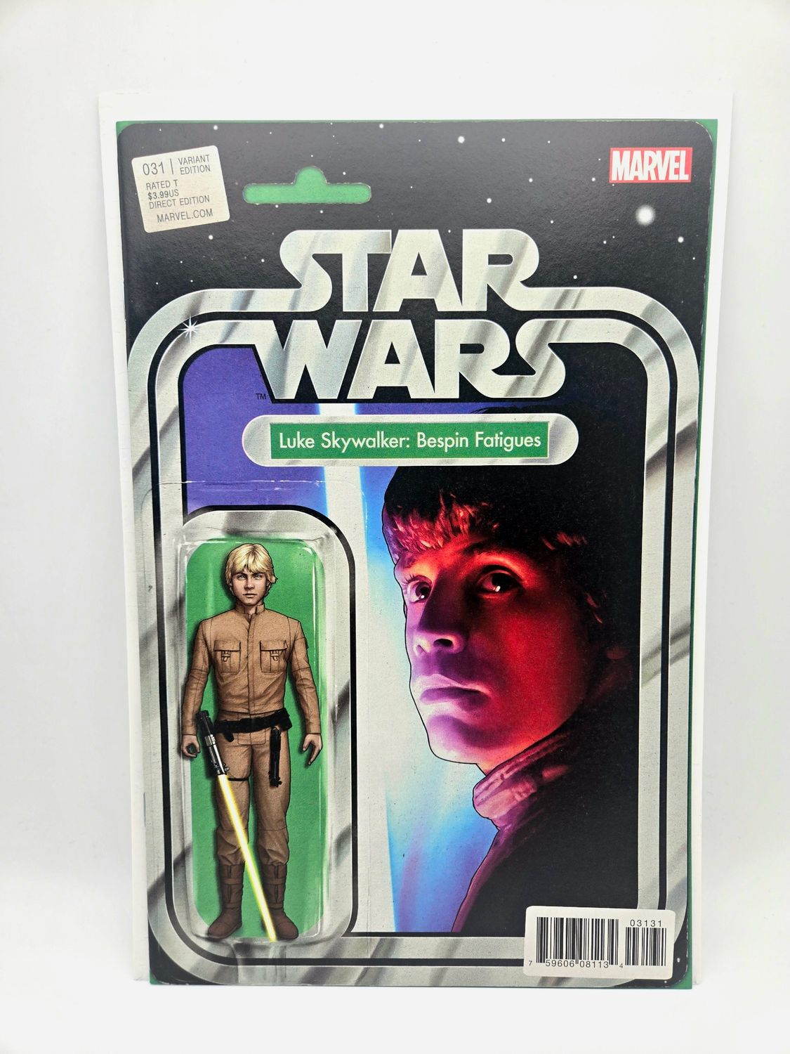Star Wars issue #31 - Luke Skywalker: Bespin Fatigues Action Figure Variant - Marvel Comics (VF/NM)