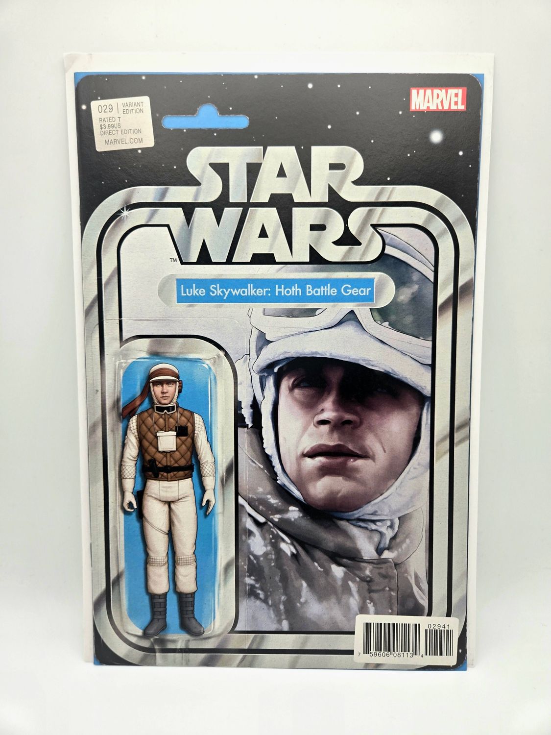 Star Wars issue #29 - Luke Skywalker: Hoth Battle Gear Action Figure Variant - Marvel Comics (VF)