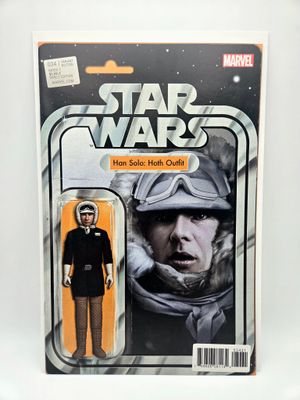 Star Wars issue #34 - Han Solo: Hoth Outfit Action Figure Variant - Marvel Comics (VF/NM)