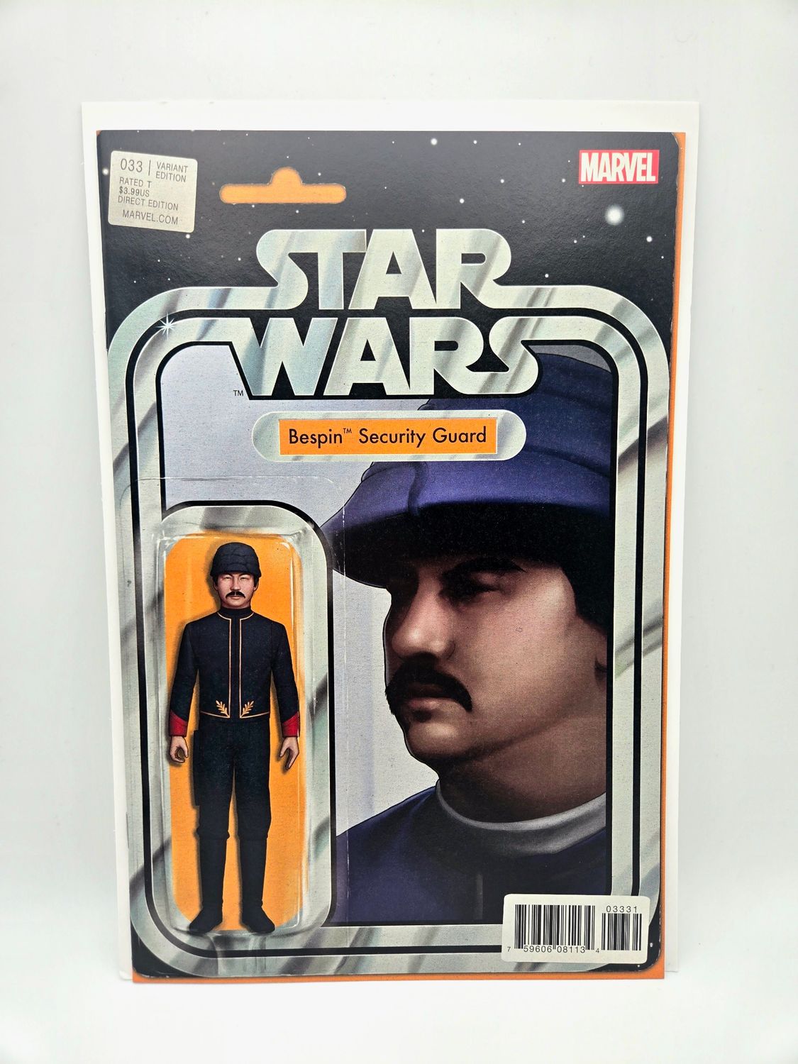 Star Wars issue #33: Bespin Security Guard Action Figure Variant - Marvel Comics (VF/NM)