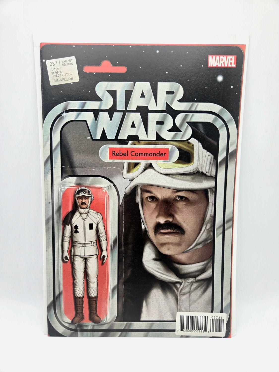 Star Wars issue #37: Rebel Commander Action Figure Variant - Marvel Comics (VF/NM)