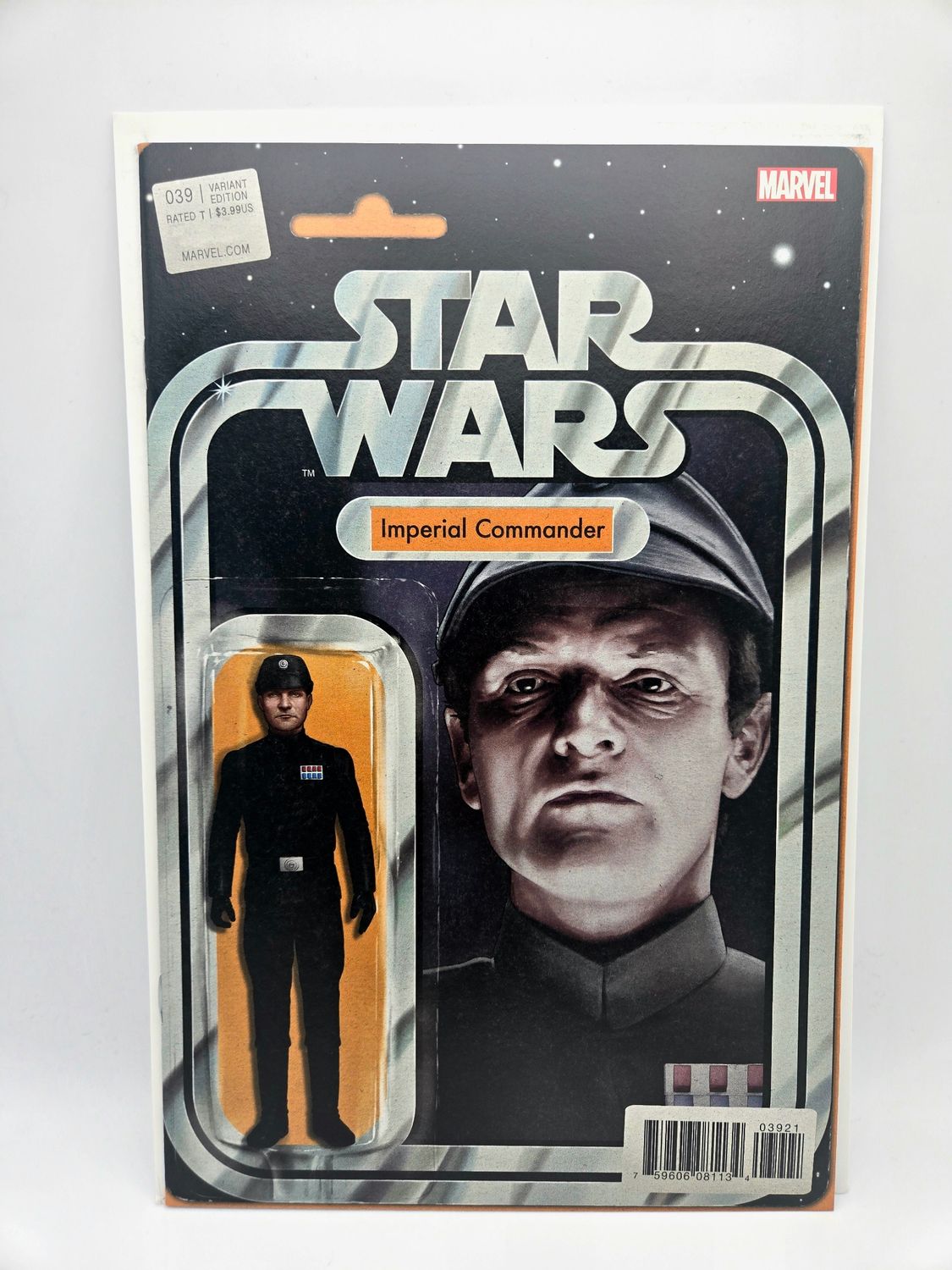 Star Wars issue #39: Imperial Commander Action Figure Variant - Marvel Comics (VF/NM)