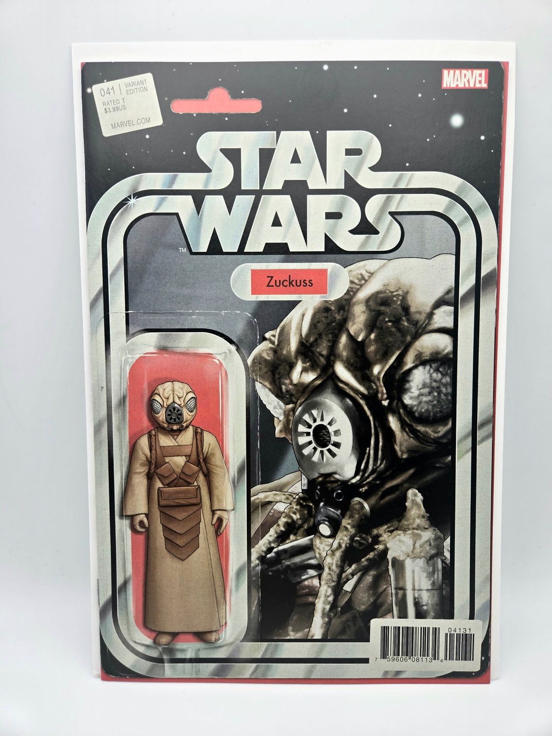 Star Wars issue #41: Zuckuss Action Figure Variant - Marvel Comics (VF/NM)