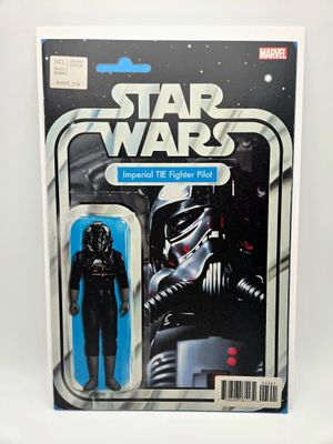 Star Wars issue #43: Imperial TIE Fighter Pilot Action Figure Variant - Marvel Comics (VF/NM)