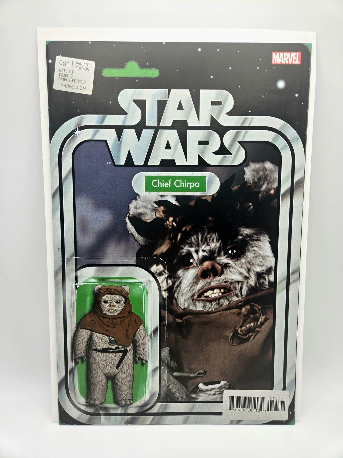 Star Wars issue #51: Chief Chirpa Action Figure Variant - Marvel Comics (VF/NM)