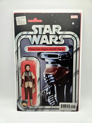 Star Wars issue #64 - Princess Leia Organa: Boushh Disguise Action Figure Variant - Marvel Comics (VF/NM)