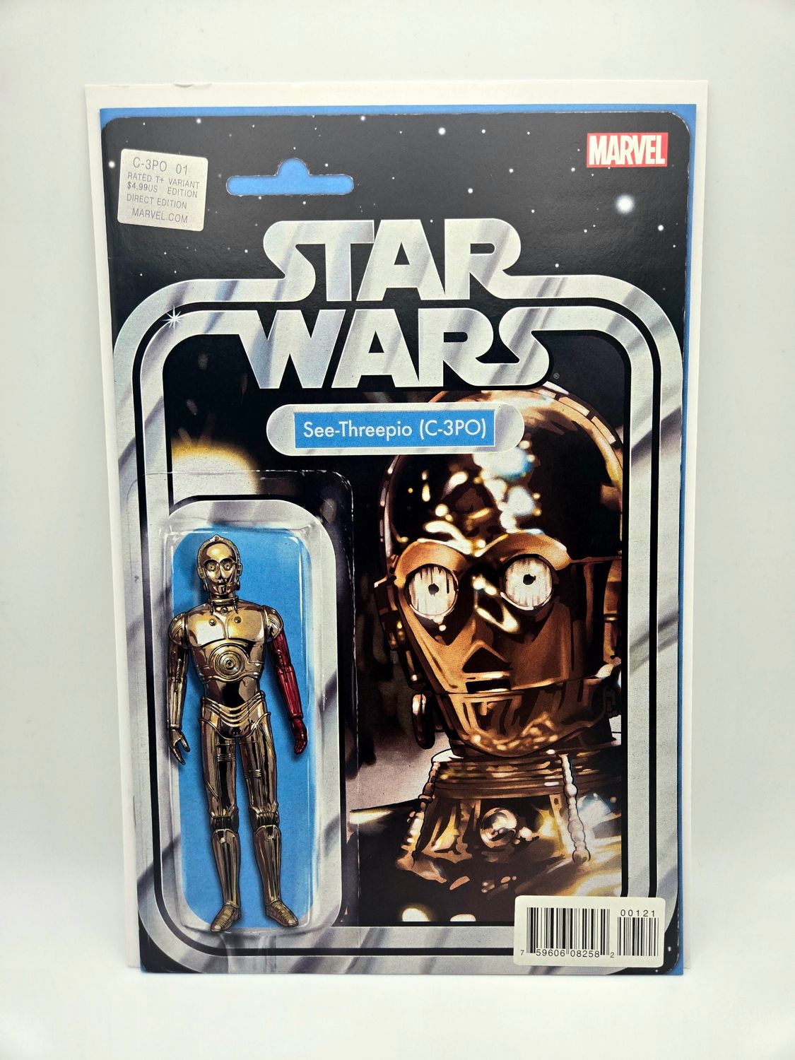 Star Wars C-3PO issue #1: See-Threepio Action Figure Variant - Marvel Comics (VF/NM)