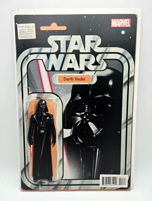 Star Wars Darth Vader issue #1: Darth Vader (1st app. of Black Krranstan) Action Figure Variant - Marvel Comics (G)