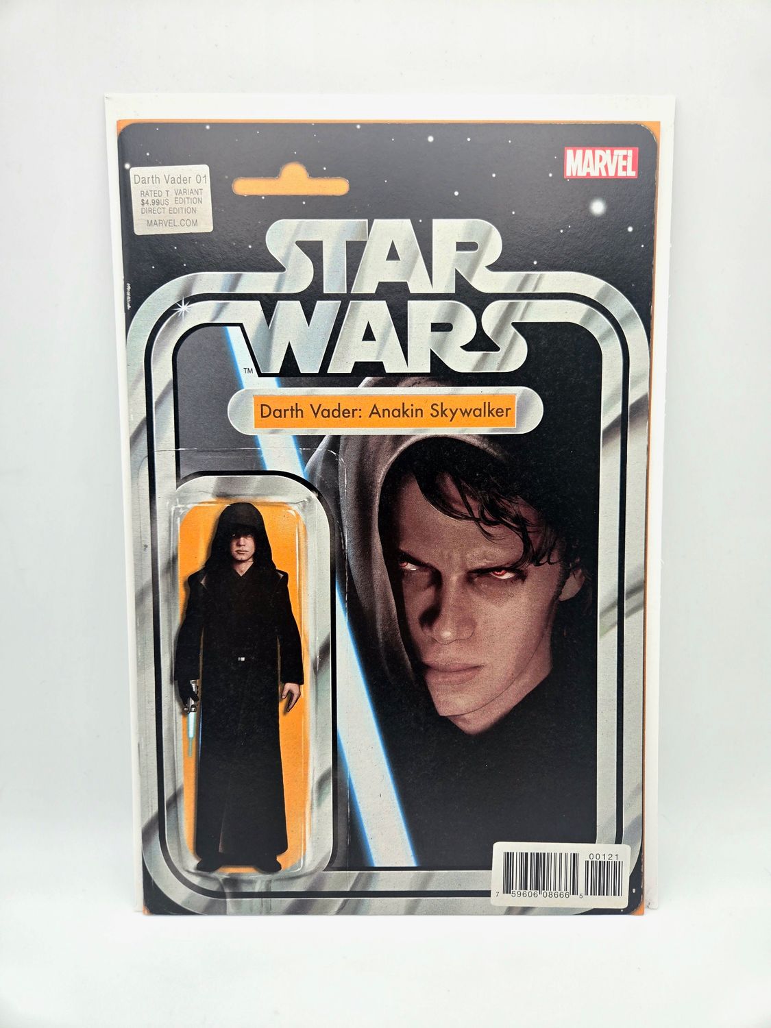 Star Wars Darth Vader issue #1: Darth Vader: Anakin Skywalker Action Figure Variant - Marvel Comics (F/VF)