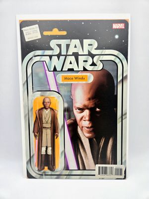 Star Wars Jedi of the Republic: Mace Windu issue #5 (1st app. Ahsoka Tano) Action Figure Variant - Marvel Comics (VF/NM)