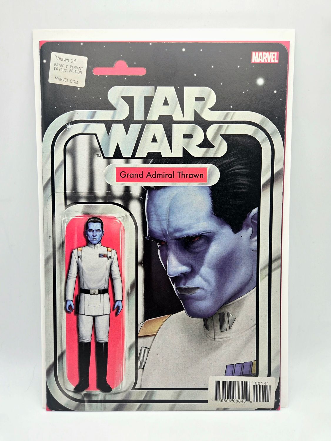 Star Wars Thrawn issue #1 : Grand Admiral Thrawn Action Figure Variant - Marvel Comics (VF/NM)