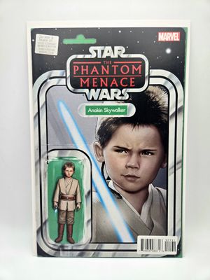 Star Wars Obi-Wan &amp; Anakin issue #1: Anakin Skywalker Action Figure Variant - Marvel Comics (VF/NM)