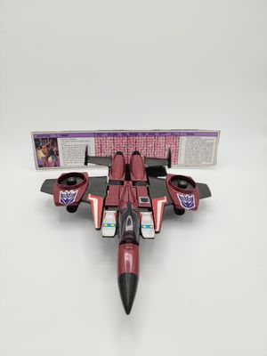 1985 Thrust Complete with filecard - Vintage G1 Transformers Hasbro