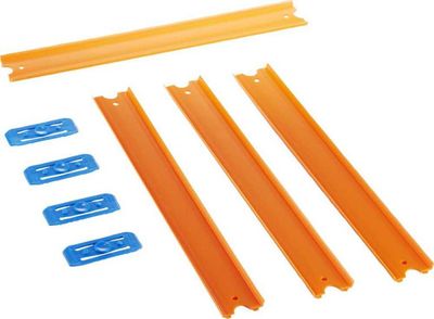 Hot Wheels Track Builder Straight (Pack of 4) Mattel NEW