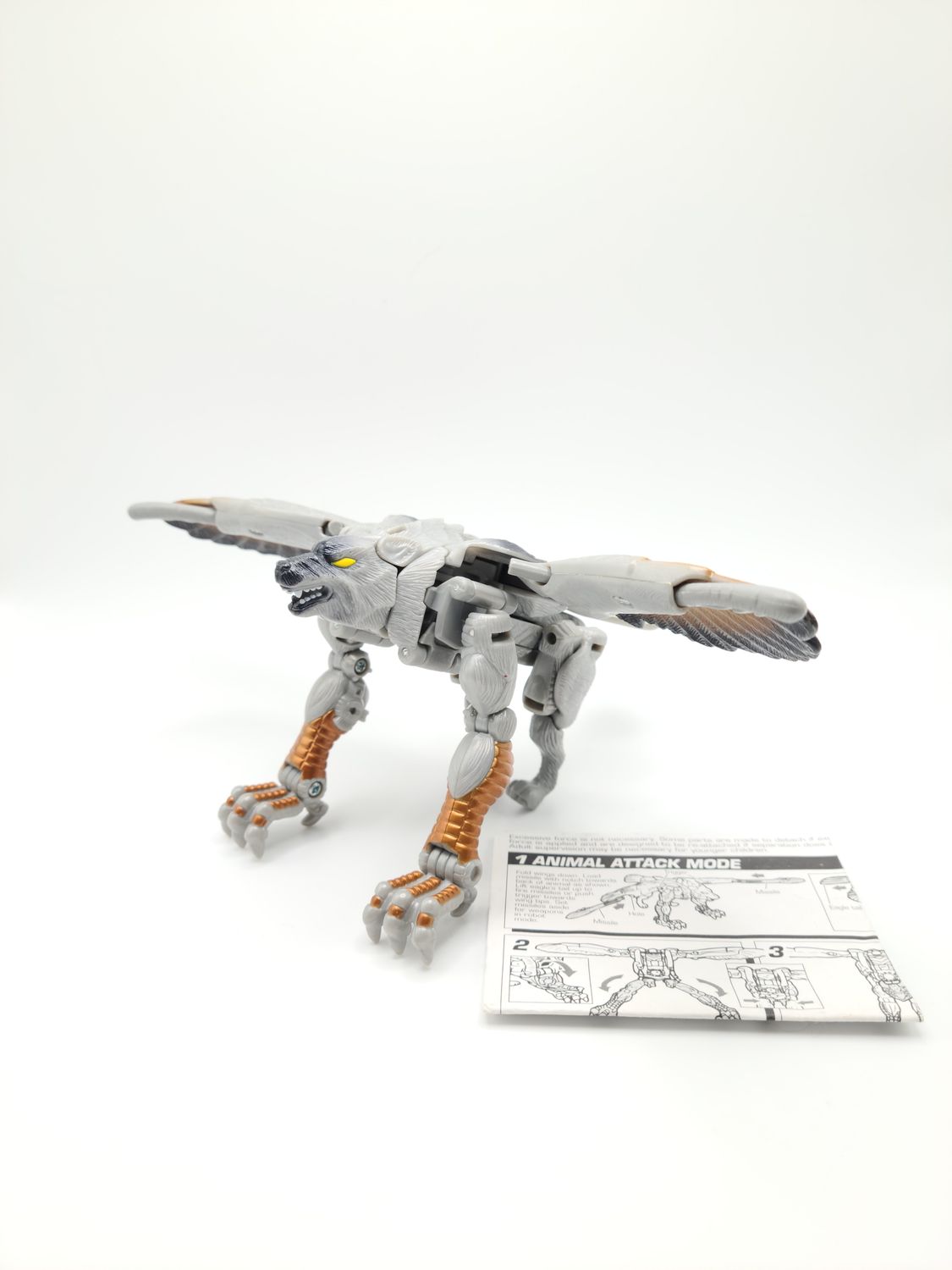 1998 Silverbolt Complete with Instructions - Vintage Beast Wars Transformers Hasbro