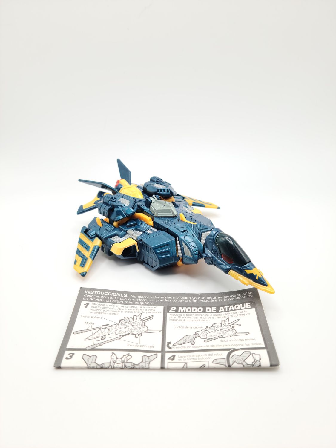 2000 Jetstorm with Instructions - Vintage Beast Machines Transformers Hasbro