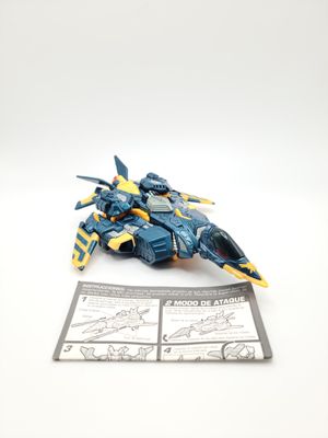 2000 Jetstorm with Instructions - Vintage Beast Machines Transformers Hasbro