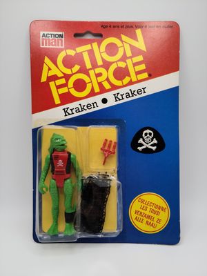 1983 Kraken Rare UK MOC SEALED - Vintage Action Force Palitoy