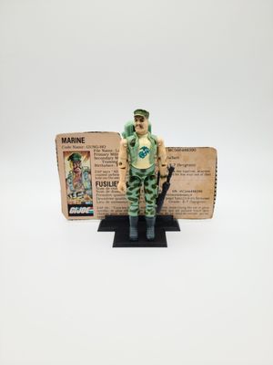 1983 Gung-Ho Complet avec Fiche - G.I. Joe Vintage Hasbro