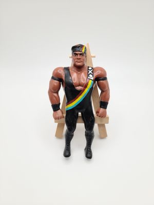 1997 Farooq WWF Wrestling Action Figure - Vintage Bend-Ems Just Toys