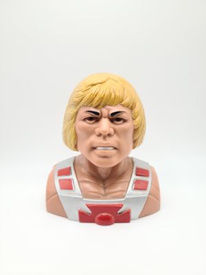 1984 Tirelire He-Man des Maîtres de l&#39;Univers - Vintage MOTU Mattel
