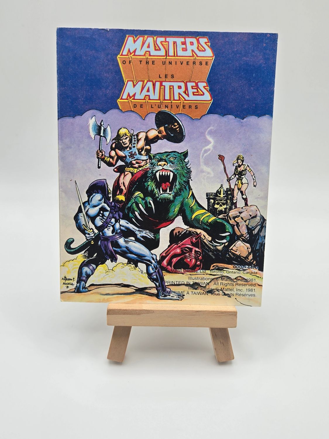 1981 King of Castle Grayskull - Mini Masters of the Universe (MOTU) Vintage Comic Book Mattel - Copy #1