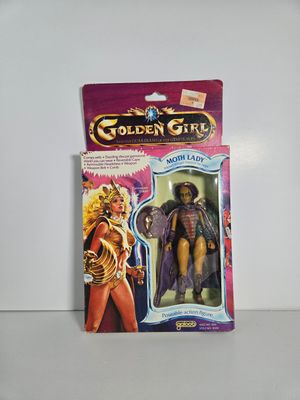 1984 Moth Lady (la Sorcière ailée de la nuit) scellée figurine d&#39;action Golden Girl vintage