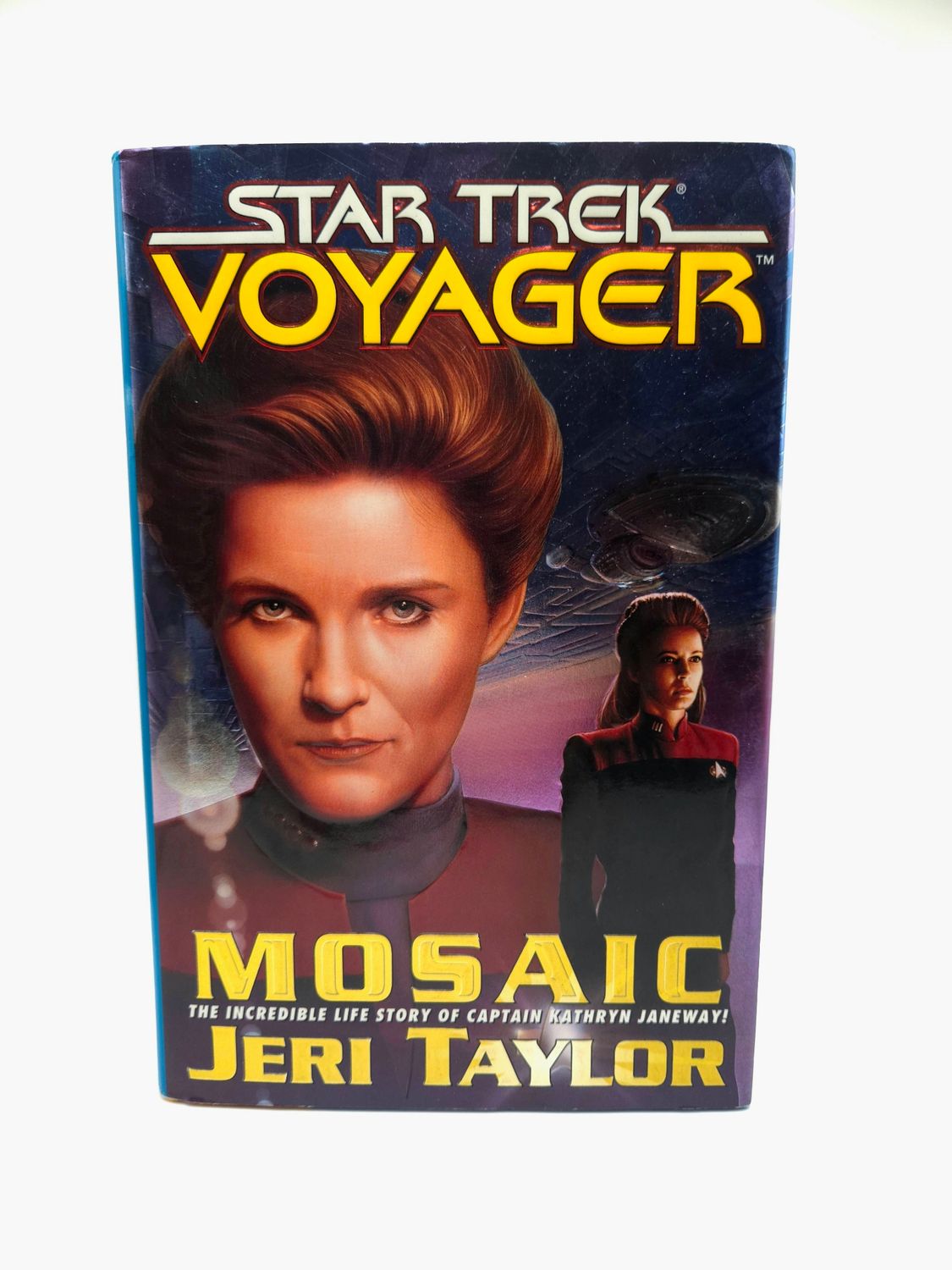 Star Trek Voyager Mosaic: The incredible life story of Captain Kathryn Janeway! by Jeri Taylor 1996 - Hardcover book with dust jacket (ENGLISH)