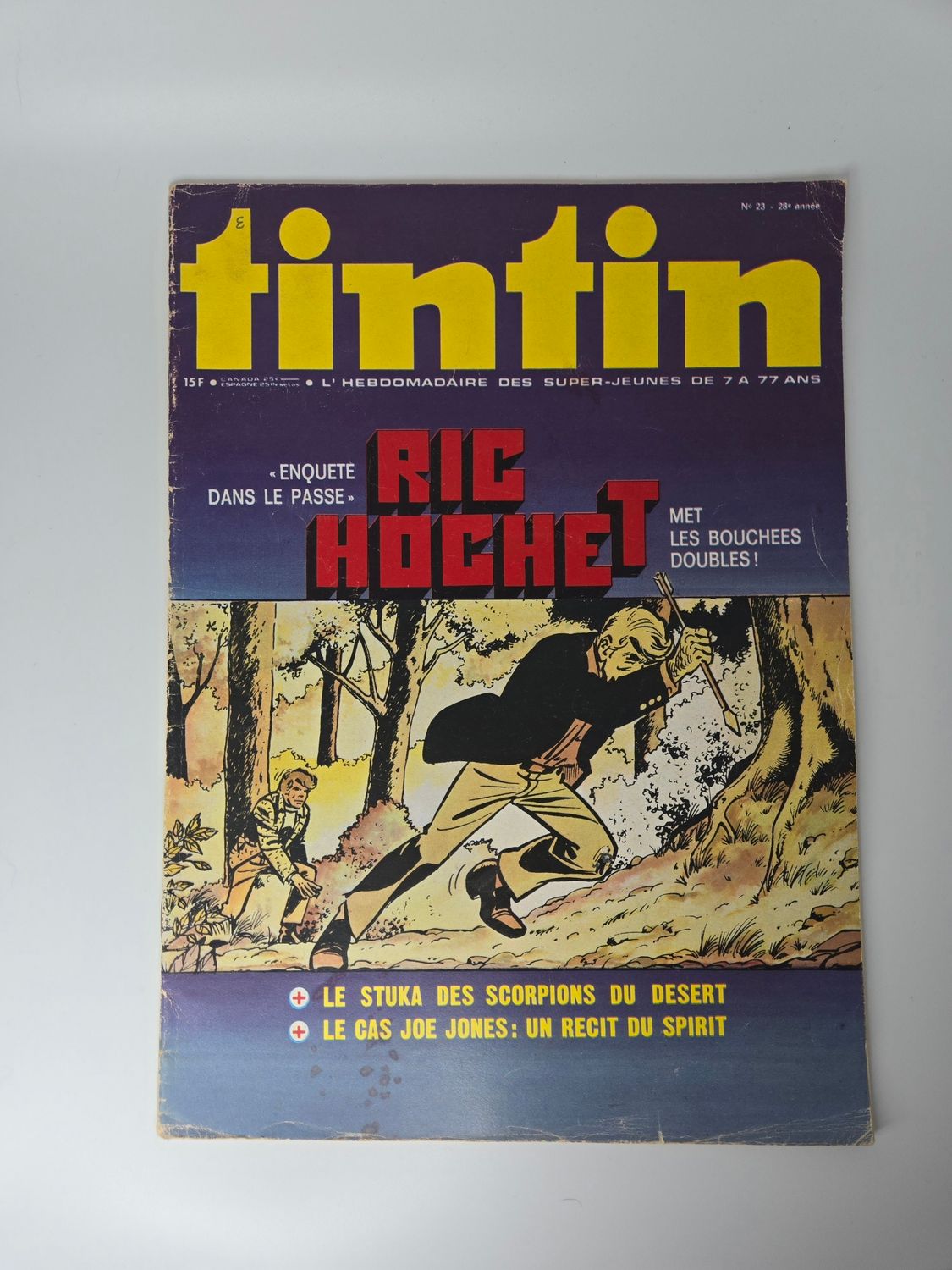 ​1973 L&#39;Hebdomadaire des super-jeunes de 7 à 77 ans - A 1970s magazine with various mini-comics​ (FRENCH)